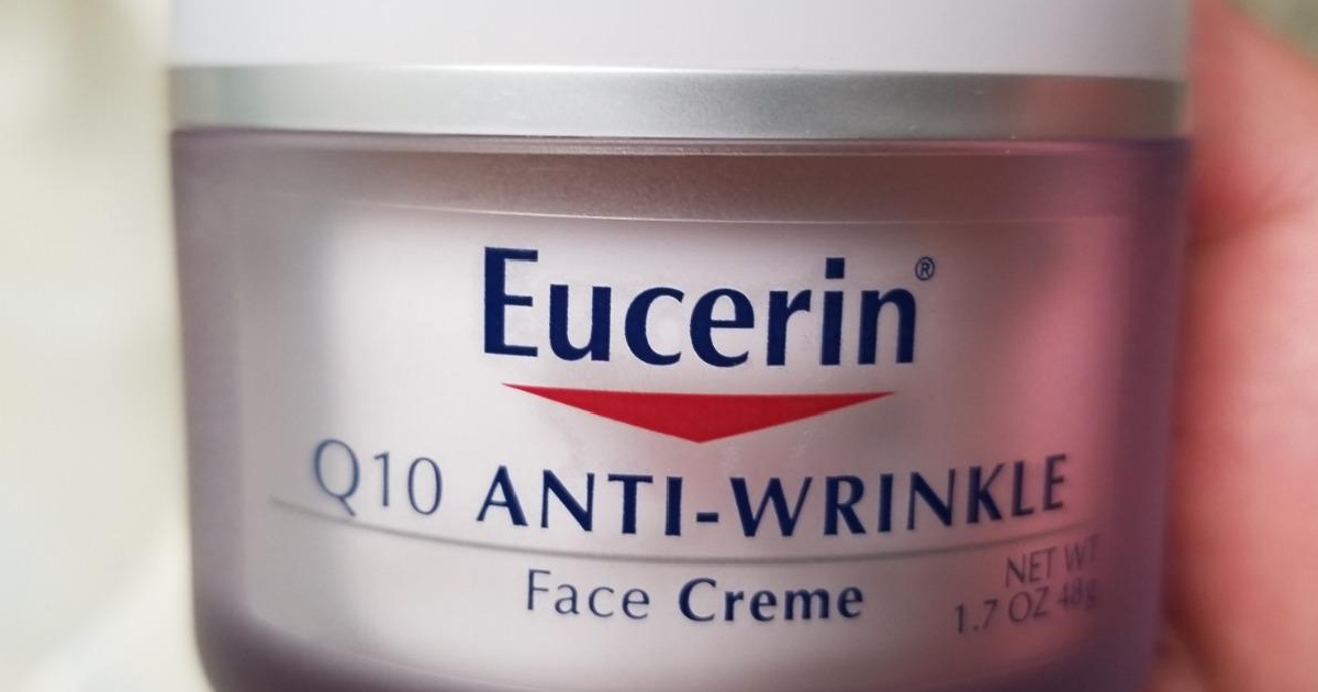 close up of a jar of eucerin