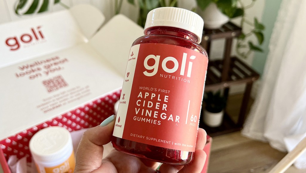 goli apple cider vinegar gummy supplements