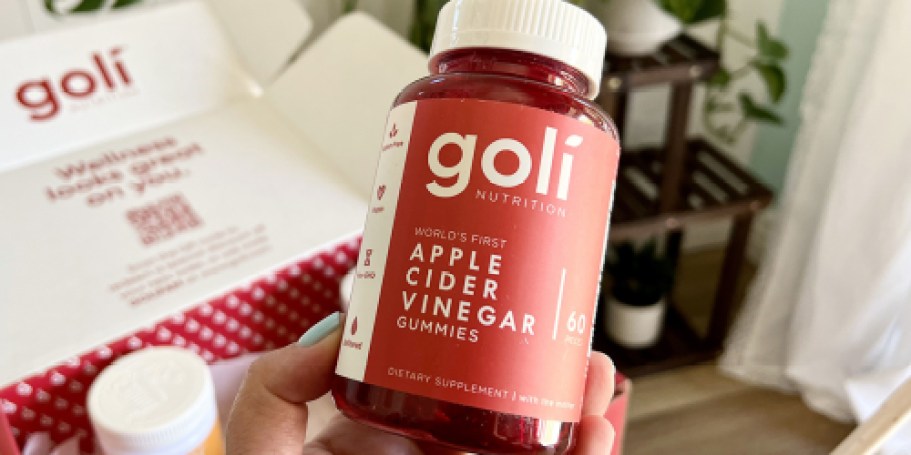 Goli Apple Cider Vinegar Gummies 60-Count Bottle Only $11.98 Shipped on Amazon