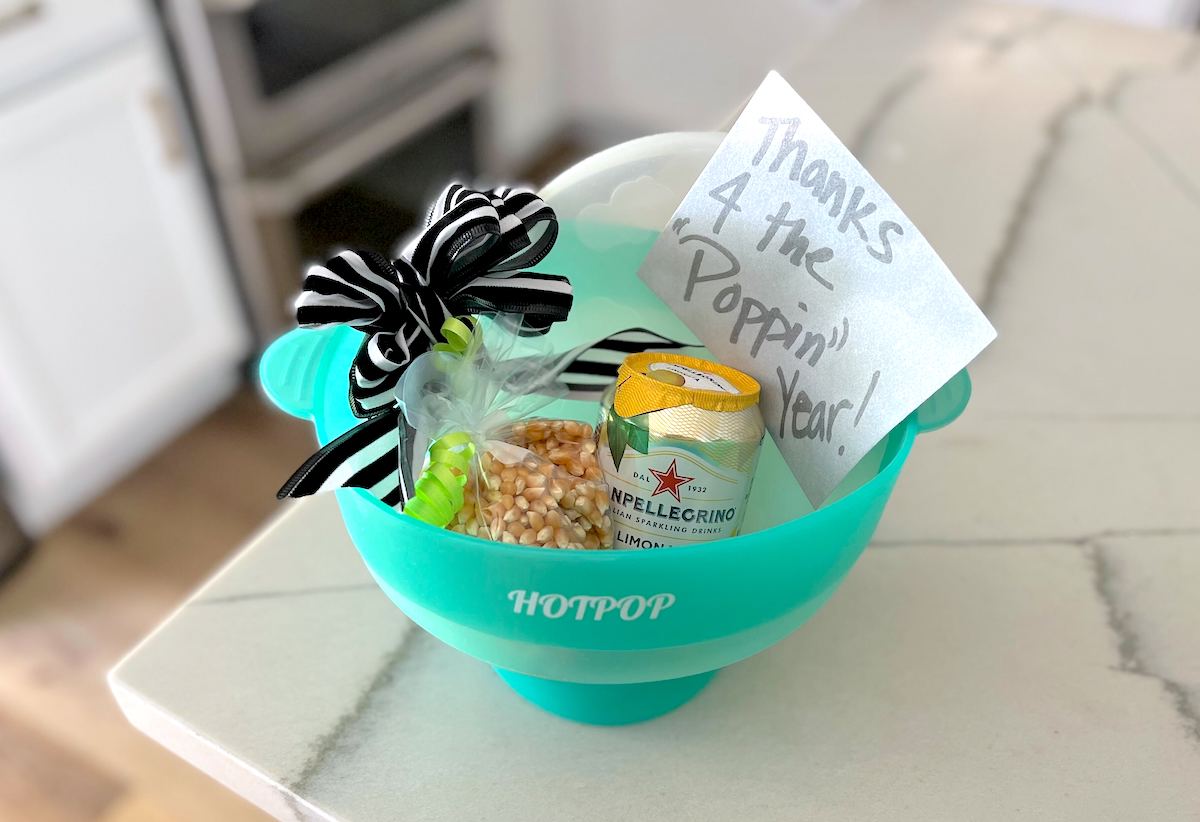 gift ideas for teachers - hotpop teacher appreciation gifts idea filled with soda and popcorn