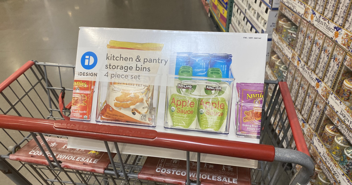 iDesign 4Piece Kitchen Bin Set Only 15.99 at Costco