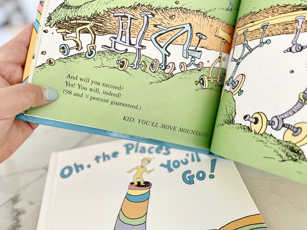 oh the places you will go book open