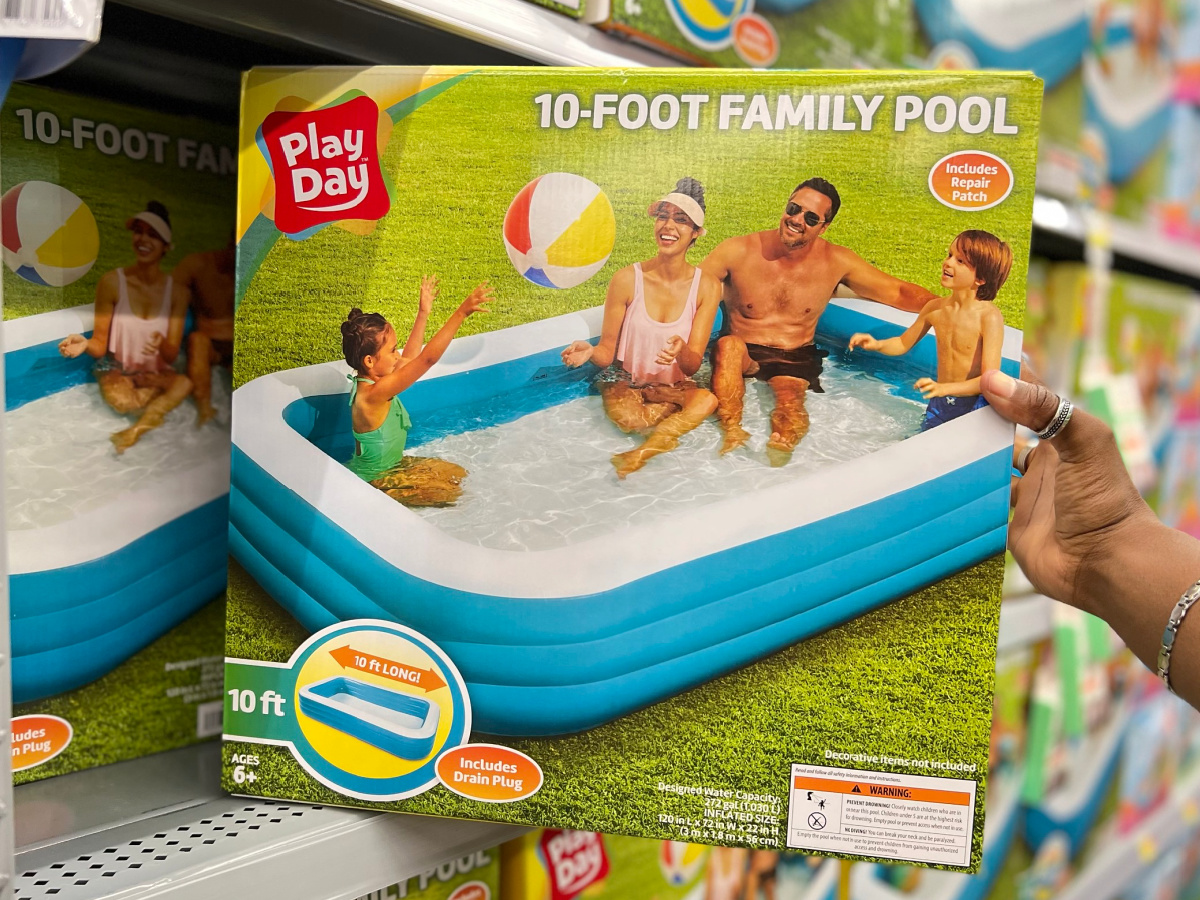 Play Day Rectangular Inflatable store Pool