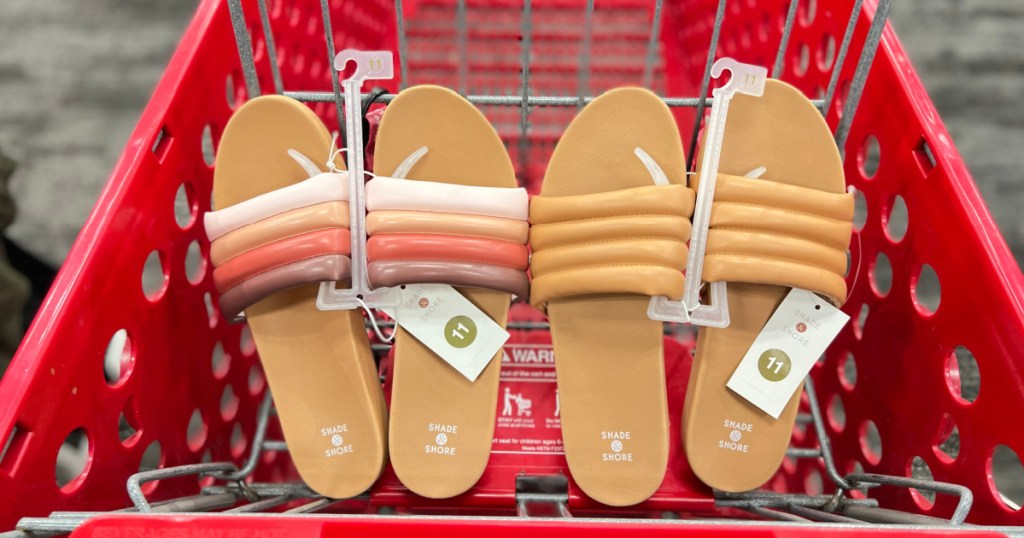 shade shore sandals in target cart