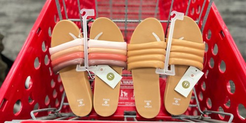 Buy 1, Get 1 50% Off Target Women’s Sandals | Summer Styles from $7.49 Each!