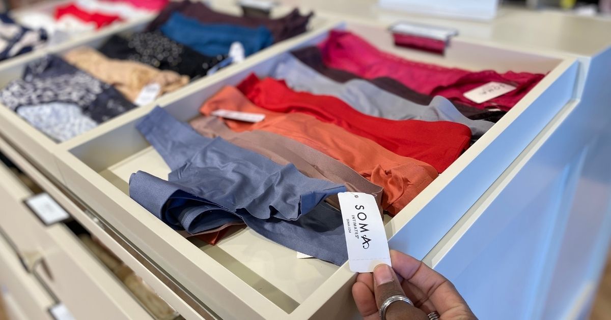drawer full of Soma panties