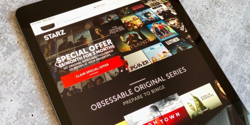 **STARZ Subscription Only $5 Per Month for Ad-Free Streaming!