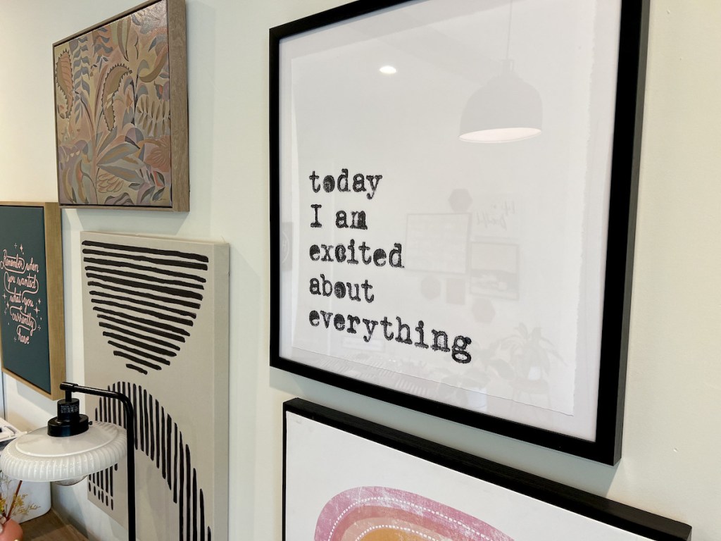today I am excited about everything art print from wayfair way day