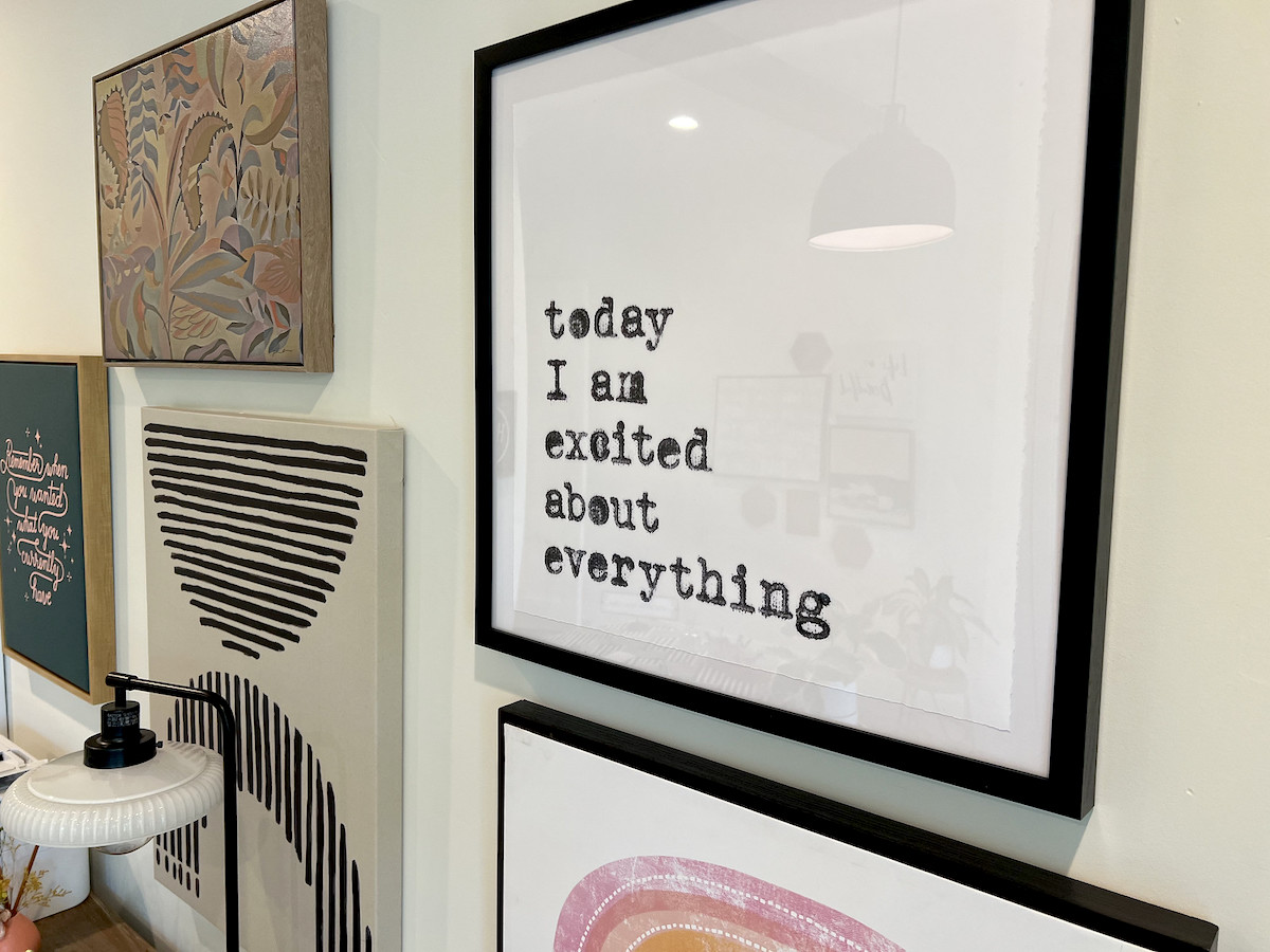 today I am excited about everything art print from wayfair deals