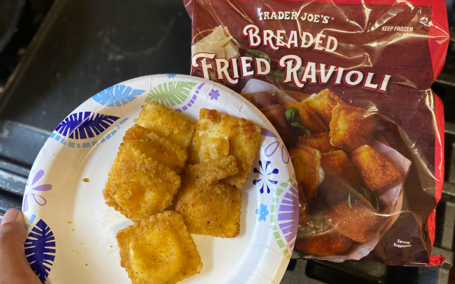 trader joe's breaded ravioli