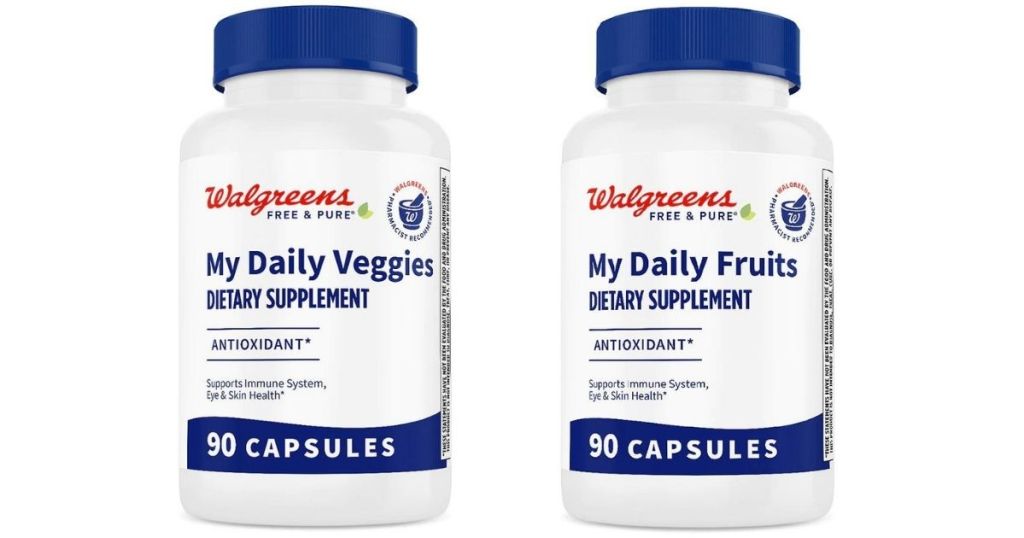 walgreens my daily veggies and fruit capsules