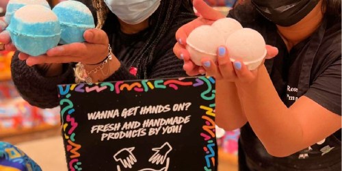 FREE Lush Bath Bomb | Press Your Own In Stores TODAY