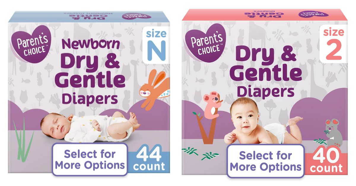 Parents choice size sales 2