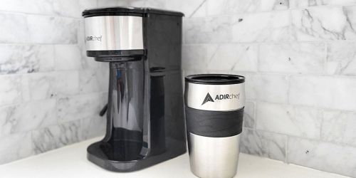 50% Off Portable Coffee Maker AND Tumbler + Free Shipping on Amazon | Perfect for Travel
