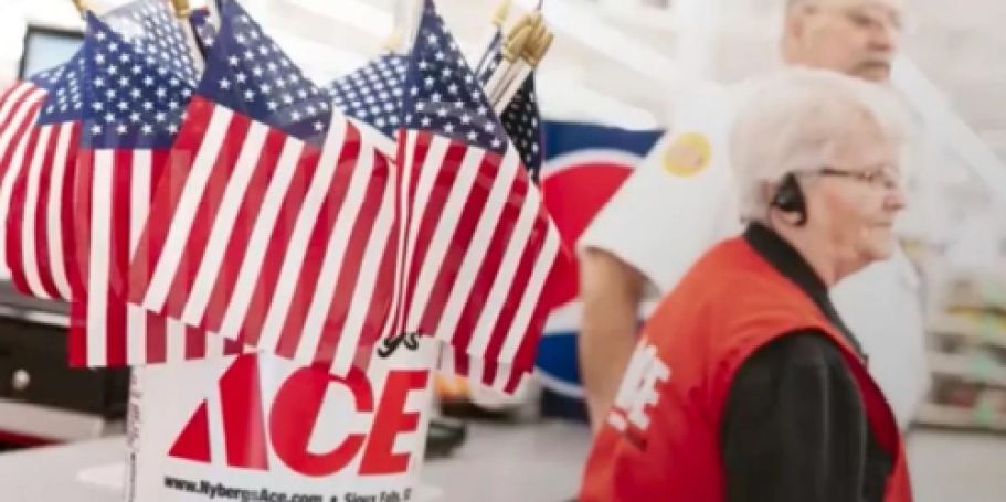 FREE American Flag at Ace Hardware on May 23rd