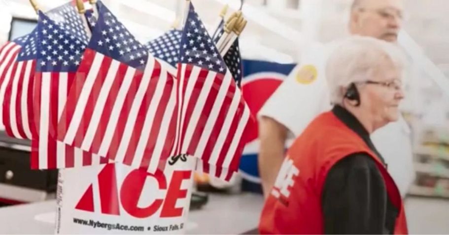FREE American Flag at Ace Hardware on May 23rd