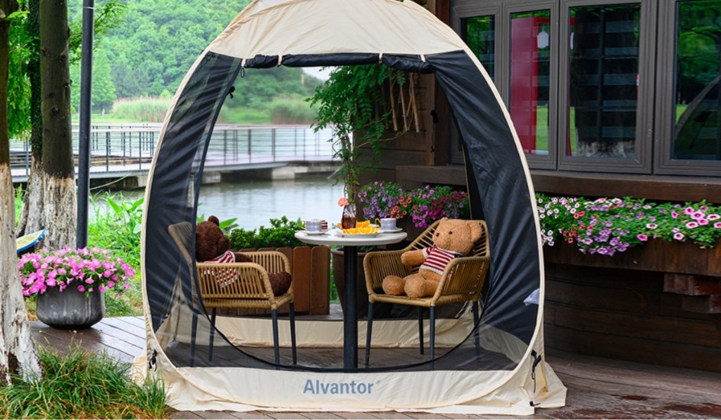 Alvantor Instant Pop-Up Screen House Tent 6' x 6'