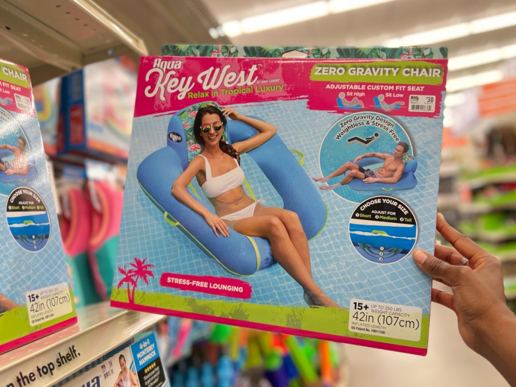 inflatable pool chair in store