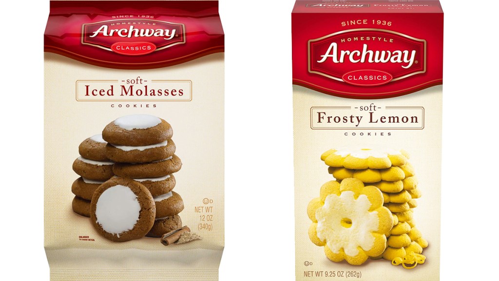 two boxes of archway cookies