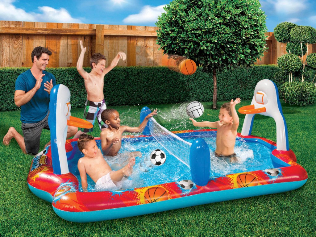Banzai Sports Arena 4-In-1 Play Center Pool