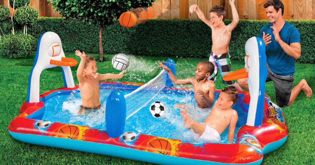 Banzai Sports Arena 4-In-1 Play Center Pool