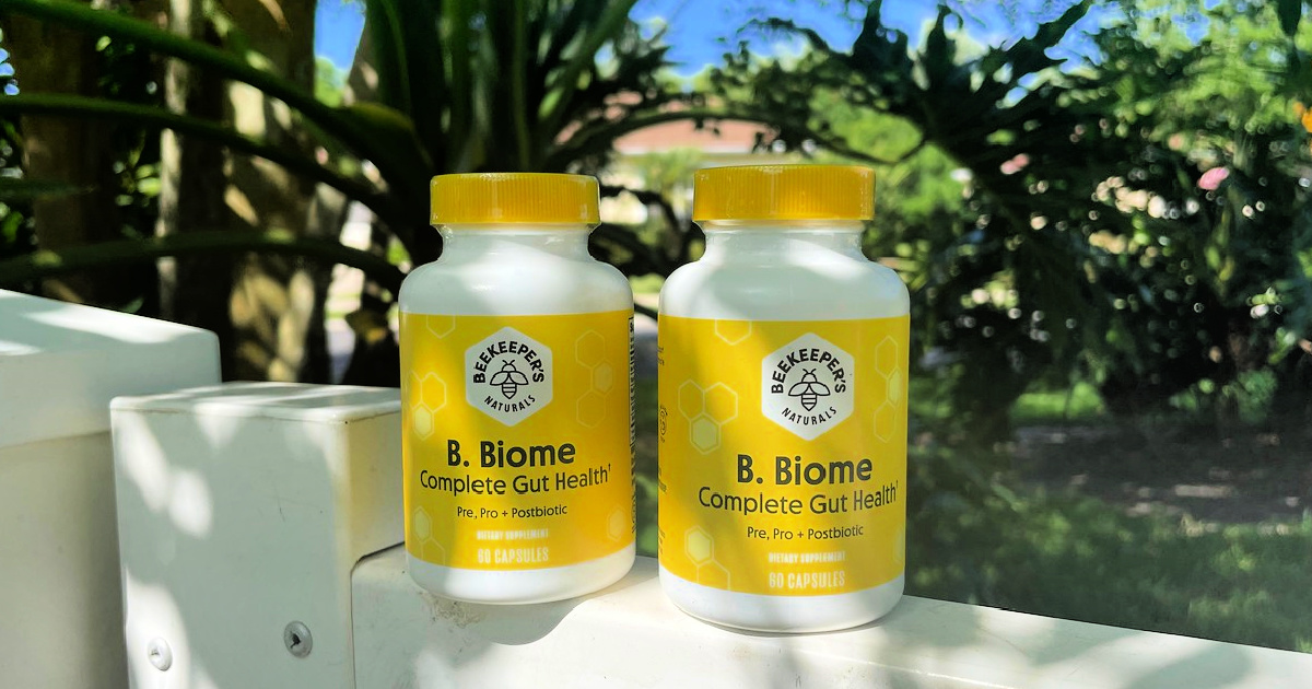 Beekeeper's Naturals B.Biome 3-in-1 Prebiotic, Probiotic, and Postbiotic
