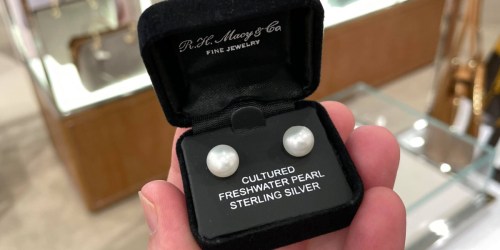 Macy’s Jewelry Early Black Friday Deals | Pearl Earrings ONLY $4.99 (Reg. $33) + More