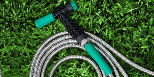 Metal Garden Hose 75′ w/ Spray Nozzle Only $44.95 Shipped (Regularly $70) + More Sizes
