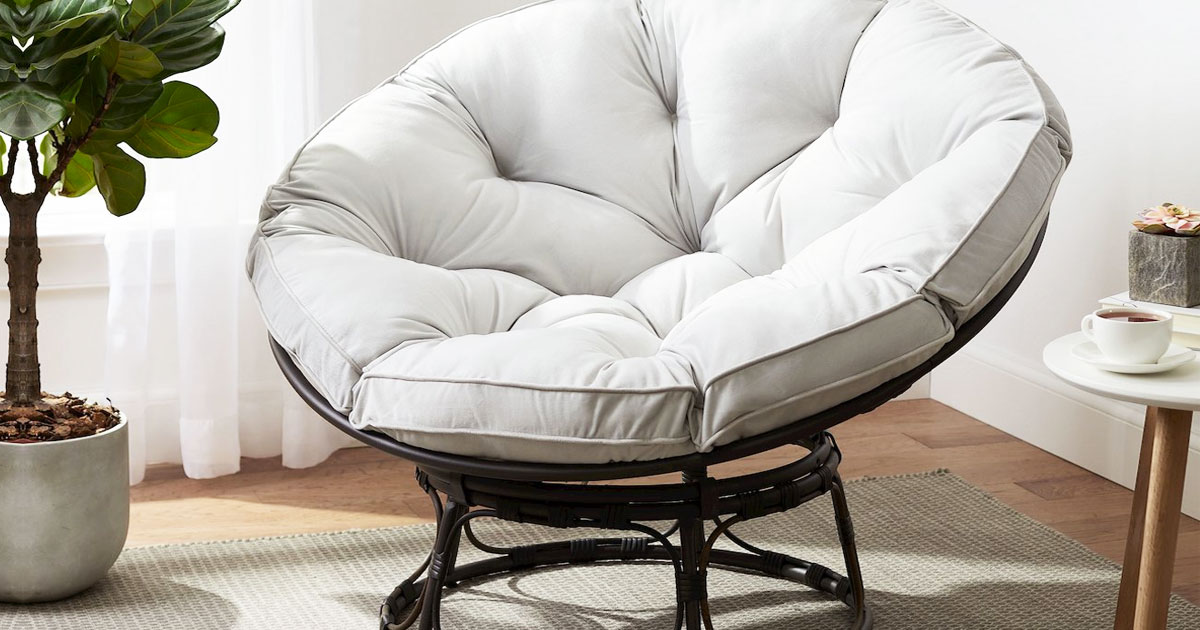 better homes and gardens papasan chair with cushion