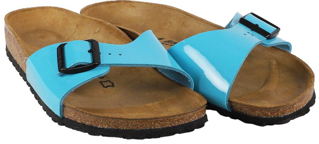 bight blue birkenstock sandals