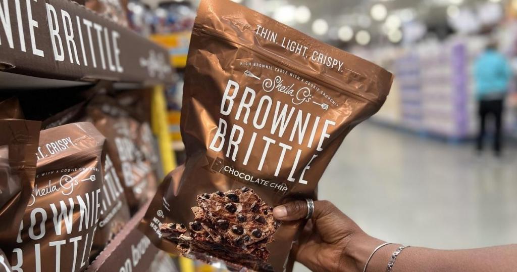 Sheila G's Brownie Brittle 16oz Bags at Costco