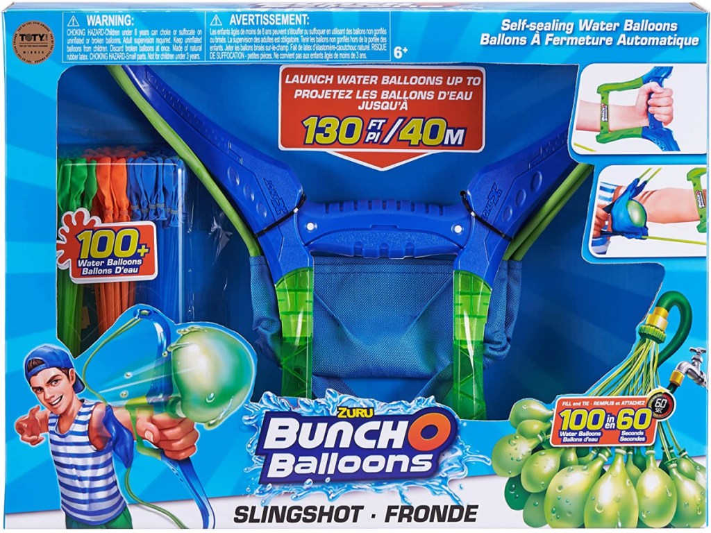 ZURU Bunch O Balloons Slingshot w/ Multicolor 100 Balloons
