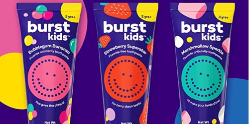 BURSTkids Anticavity Fluoride Toothpaste 2-Pack Just $8 Shipped on Amazon (Regularly $18)