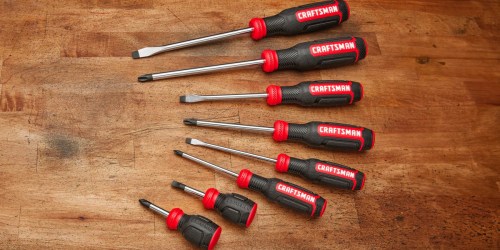 Craftsman Screwdriver 8-Piece Set Only $14.98 on Amazon | Great for Home Projects!