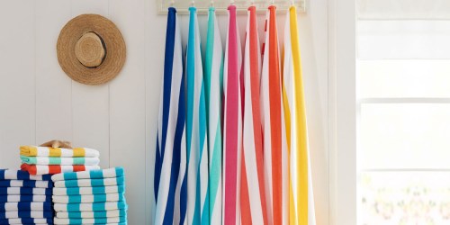 Mainstays Cabana Beach Towels 4-Pack Only $19.98 on Walmart.com (Just $5 Per Towel)