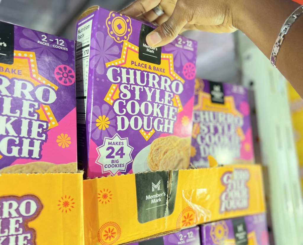 churro style dough in box