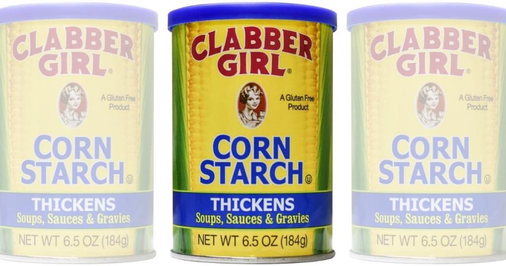 Clabber Girl Corn Starch 6.5oz Canister
