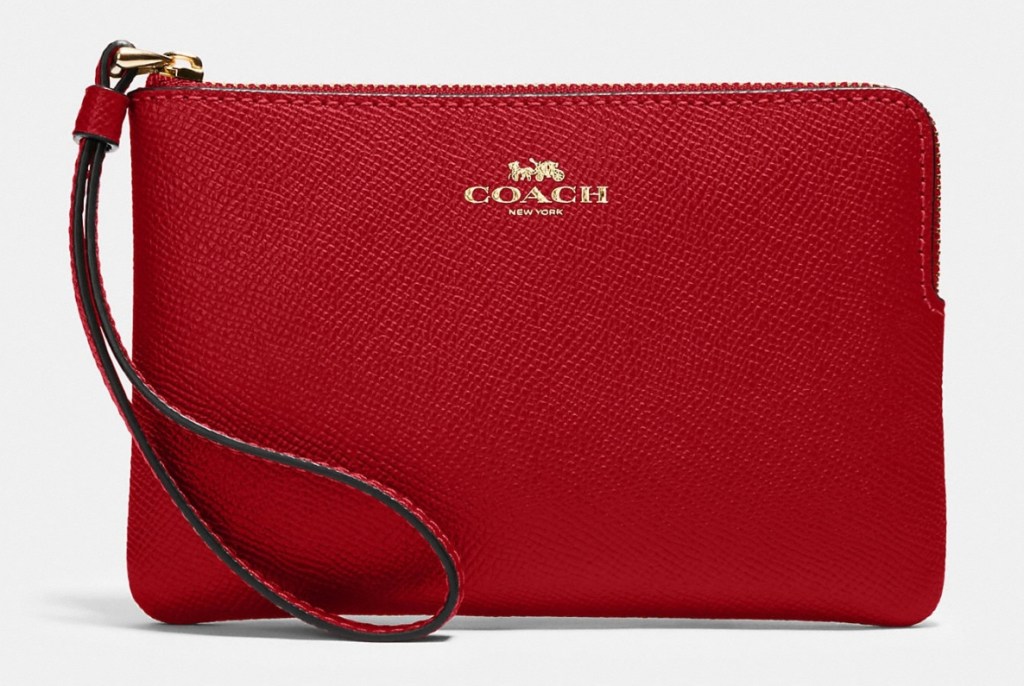 Coach Wristlet in Red
