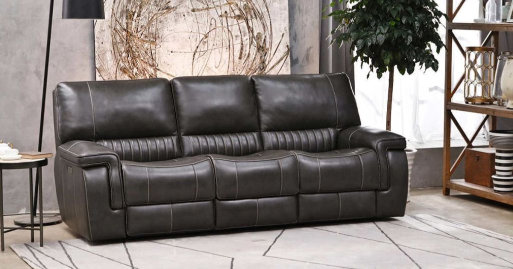 Costco Furniture Sale Power Reclining Leather Sofa Just 999.99