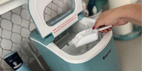 Countertop Ice Maker Only $99 Shipped | Makes Up to 26 Pounds of Ice Per Day!