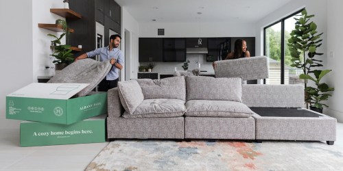 Up to 40% Off Albany Park Sofas & Sectionals + Free Shipping (Includes Our Fave Cloud Couch Dupe!)