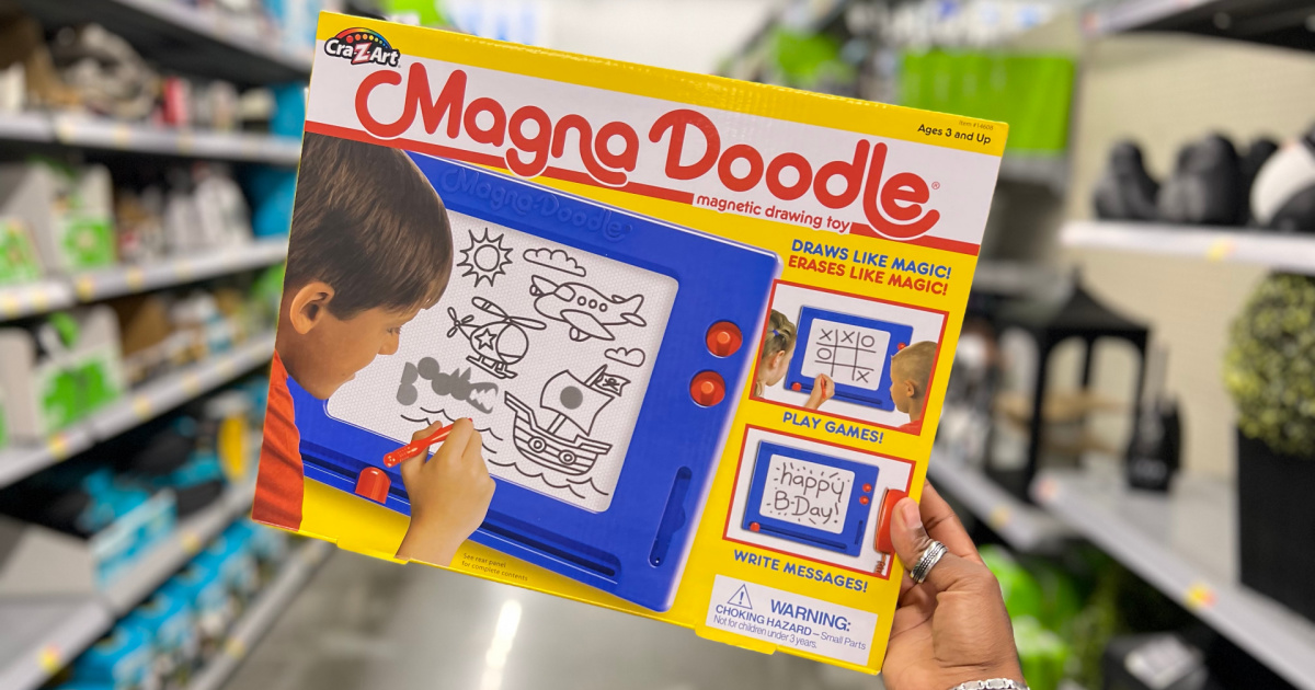 magnetic drawing toy in store