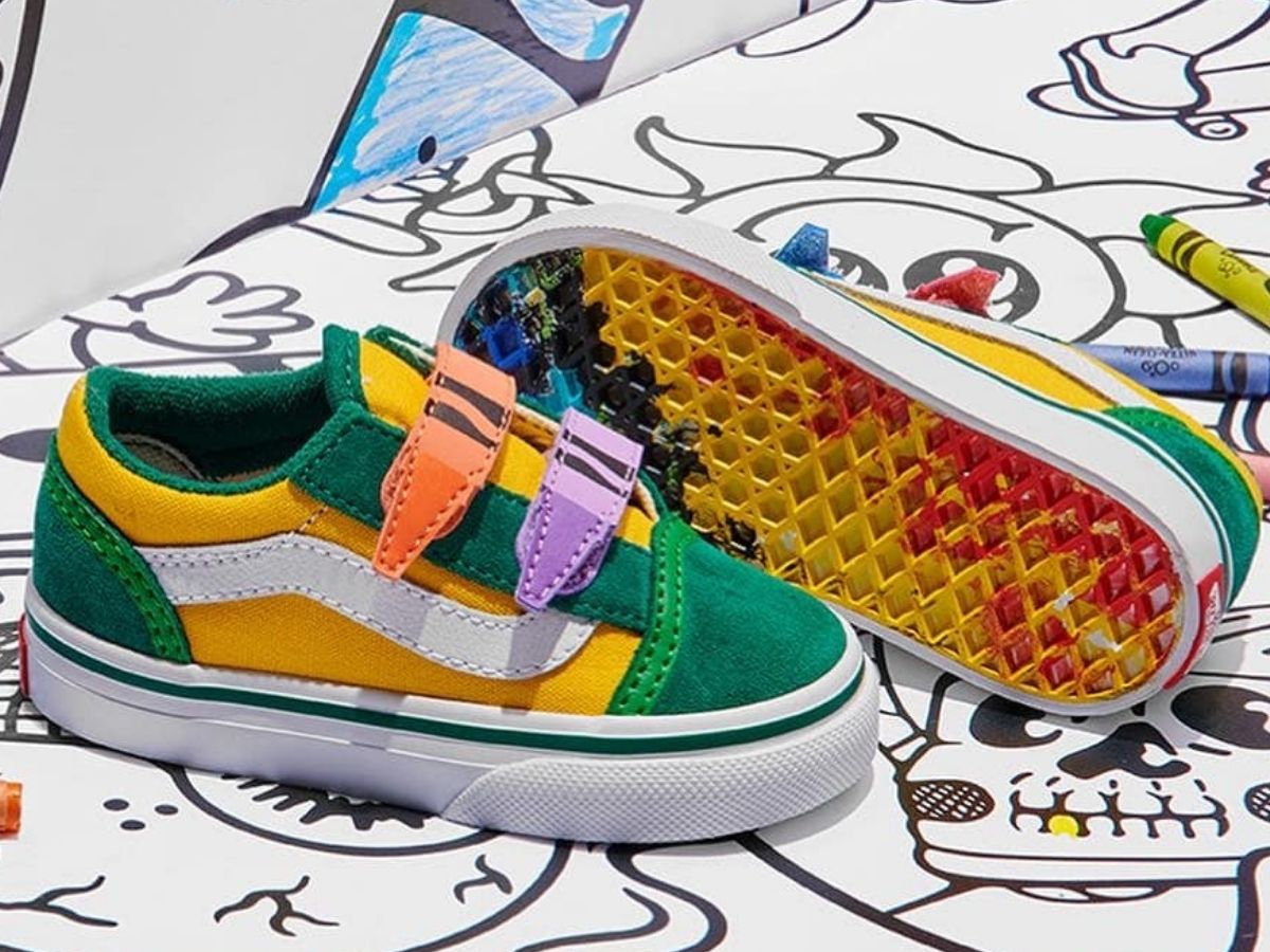 Crayola vans hotsell