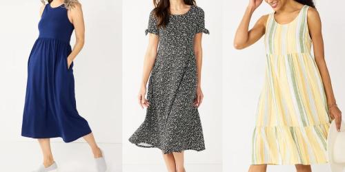 Croft & Barrow Dresses from $16.99 on Kohl’s.com (Regularly $48) | Includes Plus Size Dresses