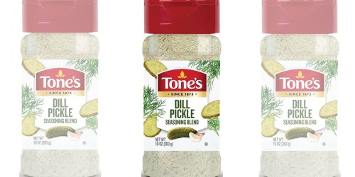 Tone’s Dill Pickle Seasoning Just $3.98 at SamsClub.com