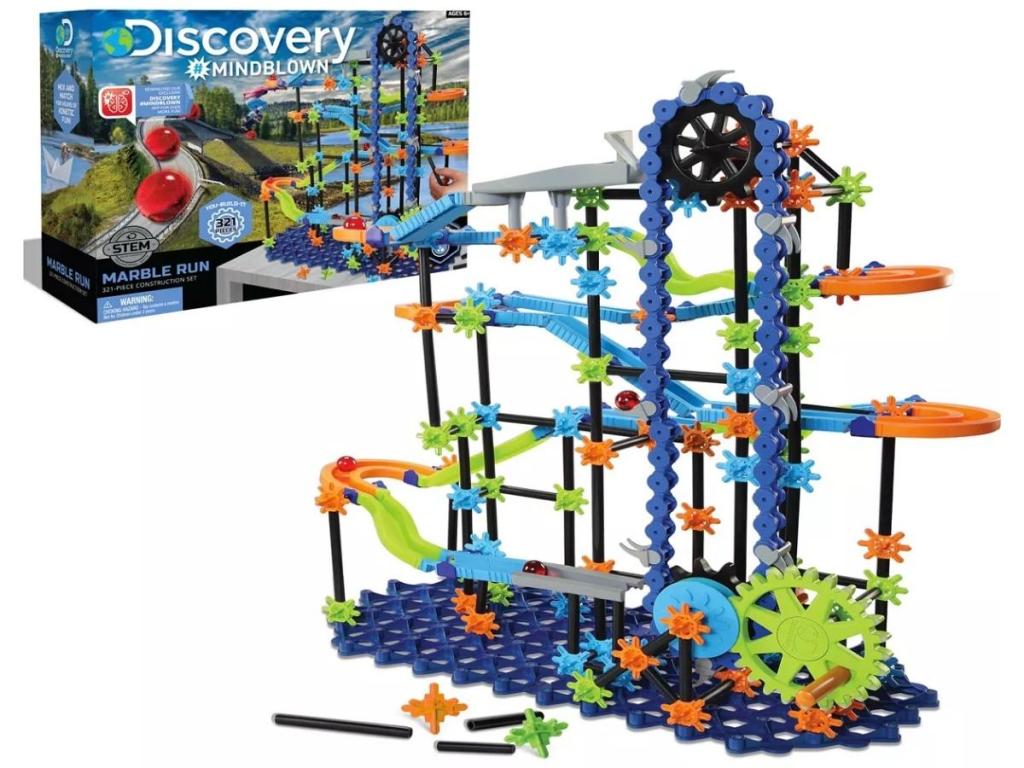 Discovery #MINDBLOWN Toy Marble Run 321-Piece Set