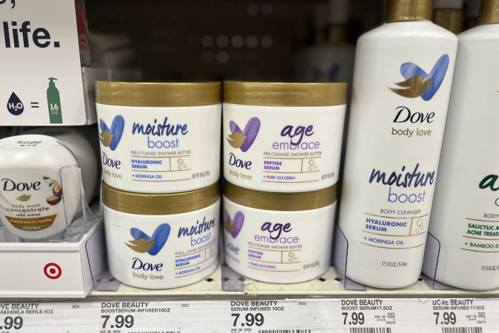 Dove Body Love products