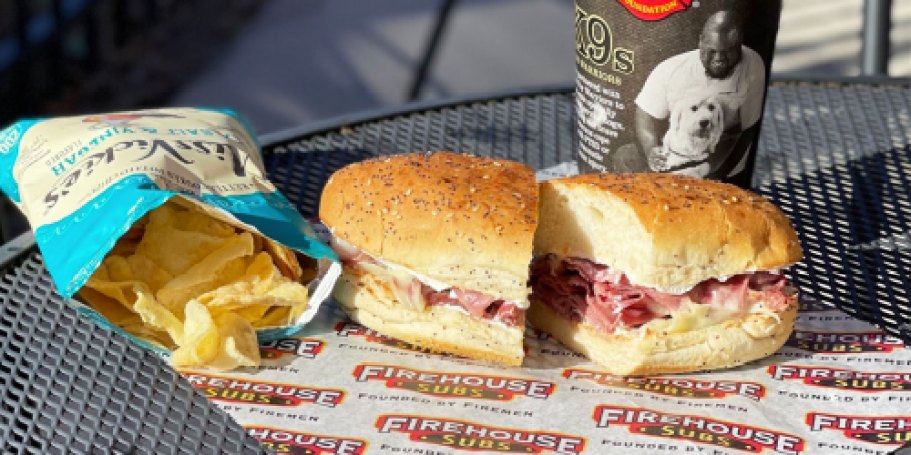 Firehouse Subs 12 Days of Deals = FREE Chips & Drink w/ Sub Purchase – Today Only!