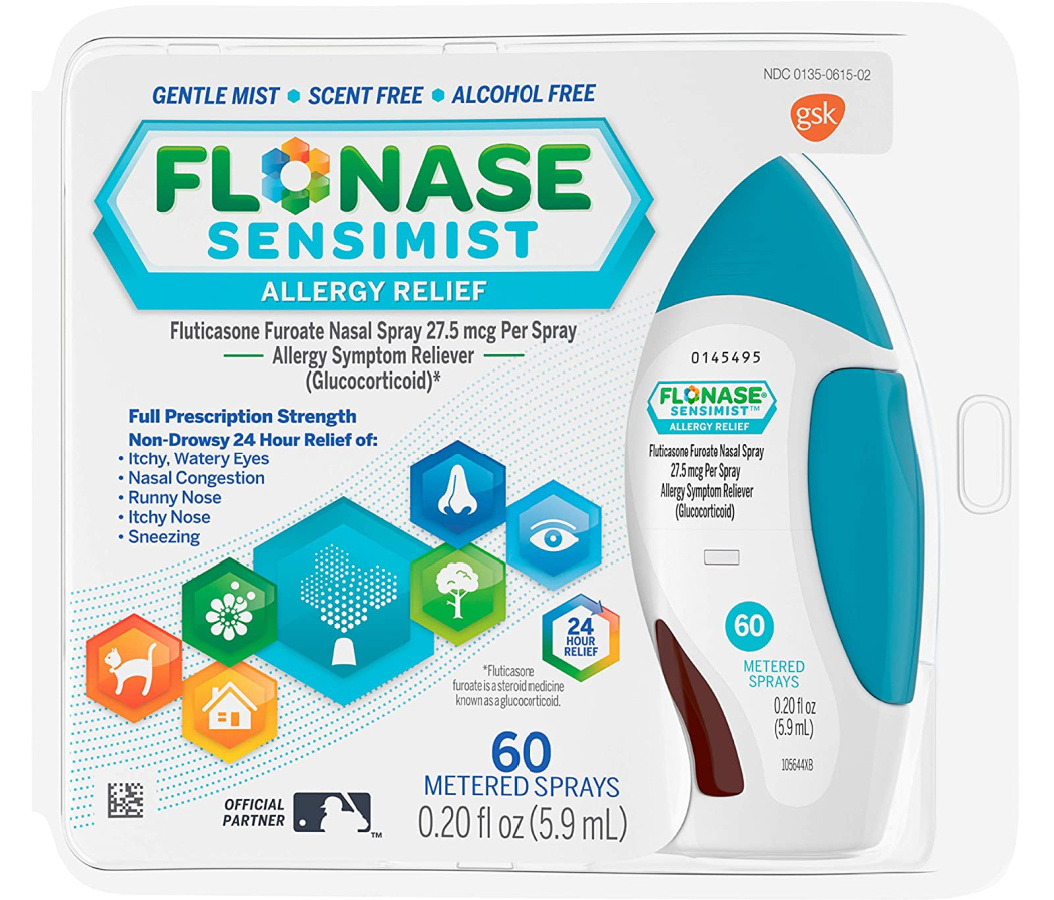 Flonase Sensimist Allergy Relief Nasal Spray Non Drowsy Allergy Medication,