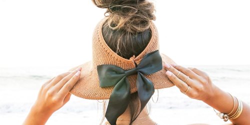 Women’s Foldable Bow Visor Only $15.88 Shipped | Works w/ Any Hairstyle